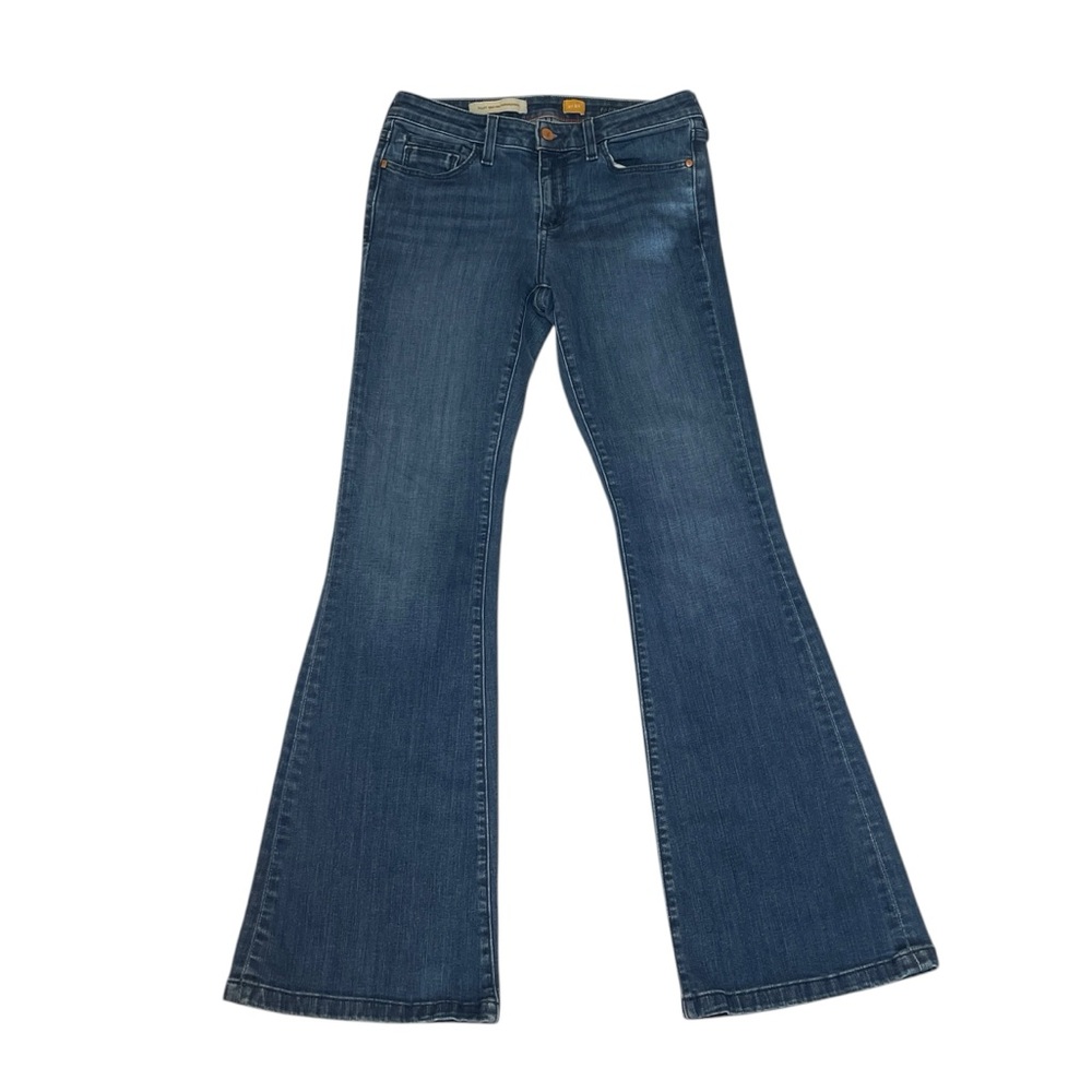 Pilcro and‎ the Letterpress Anthropologie Fit Stet Dark Wash Flare Jeans Size 28
